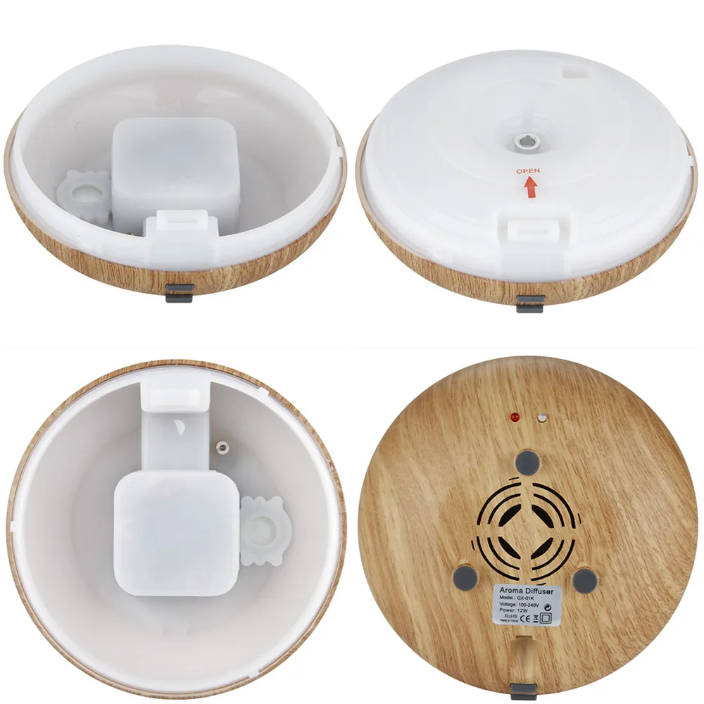 Excelvan Aroma Diffuser Ultrasonic Humidifier Air Mist Aromatherapy Purifier Light Dry Protection Essential Oil Air Purifier16