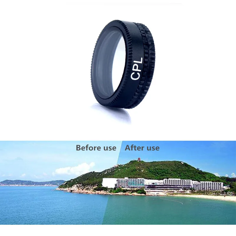 6 pcs/set Filters ND4+ND8+ND16+ND32+UV+CPL ND Filter Optical glass Lens For DJI Mavic Air Drone Accessories