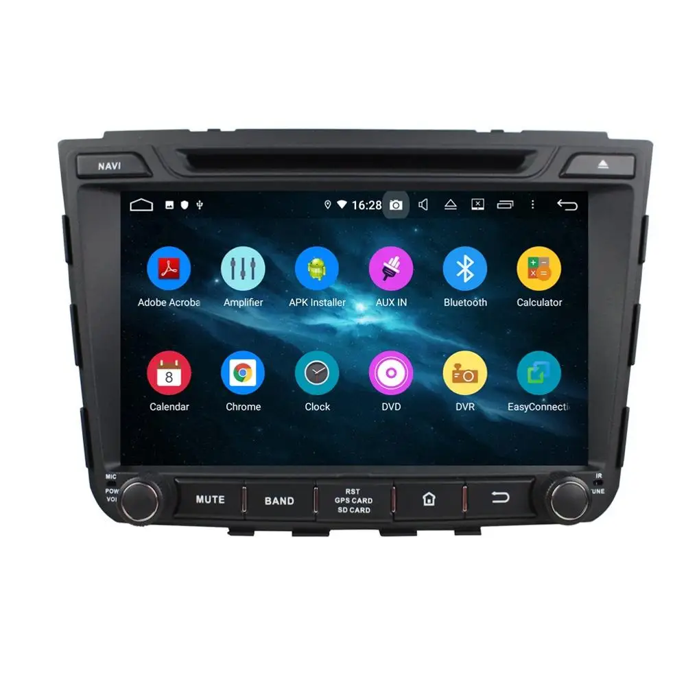 Автомобильный DVD плеер 4 Гб + 64 ГБ PX6 6 ядер 2 din 8 дюймов Android 10 для Hyundai IX25 Creta 2014 2015 2016