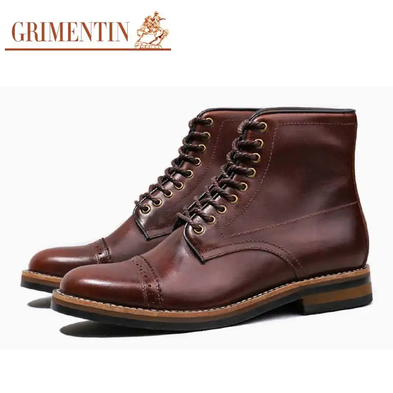 men mid calf boot