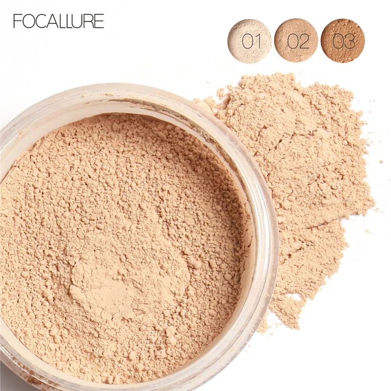 

FOCALLURE Makeup Natural Mineral makeup Powder for the face translucent Powder Brighten face for full professional makeup