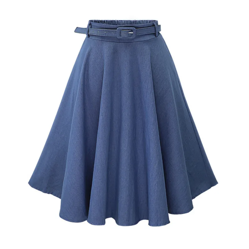 High Quality Women Skirt 2017 Top Fashion Denim Skirts One Size Ladies