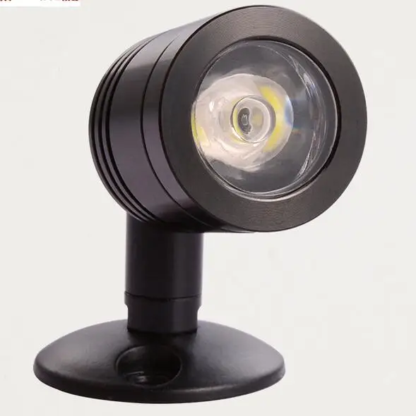 Светодиодный точечный светильник 12V Светодиодный точечный мини-светильник распределительная коробка с регулируемой яркостью 3/4/6/8 шт шкаф лампа Потолочный шкаф витрина светильник - Цвет: black shell