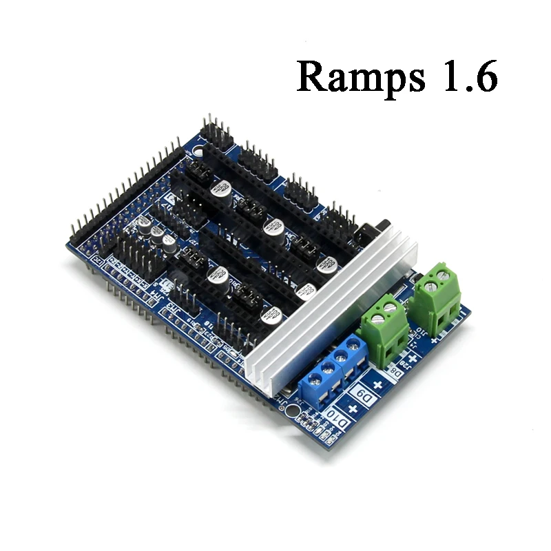 Ramps 1,6 расширительный контроль части 3d принтера Ramps 1,4 1,5 панель управления с радиатором обновленная для arduino 3d плата принтера