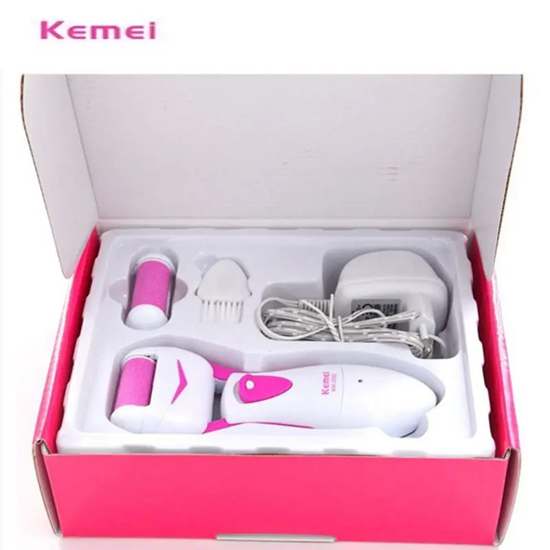 

Foot Care Tool Feet Dead Dry Skin Removal Electric Foot Exfoliator File Heel Cuticles Remover Feet Care Pedicure KM-2502