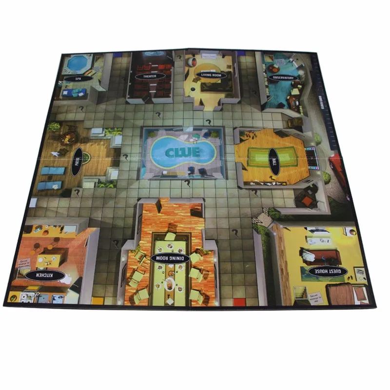 Cluedo Suspect Clue Откройте для себя секреты настольная игра Suspect Семейные настольные игры с английской версией