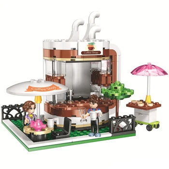 

Winner 5070 Friends Lace Partner Coffee House Building Blocks Sets Bricks Classic Figure Model Kids Girl Gift Toys For Children
