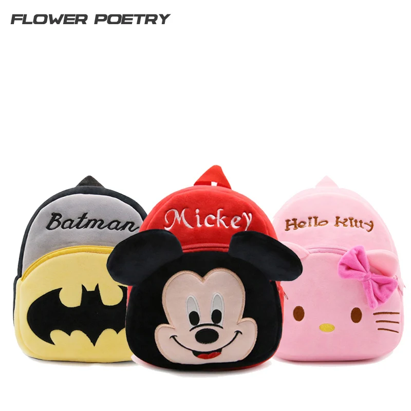 Cartoon Plush Kids School Bags Children Girl Mini School Backpacks Baby mochila Infant School Bags Boy Backpacks Gift For Kids