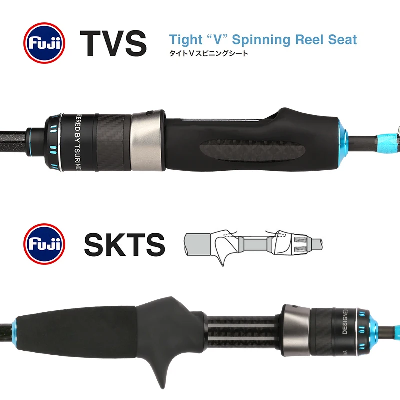 TSURINOYA MASTER UL углеродное спиннинговое удилище 1,4/1,68 м быстрое действие ультра светильник Fuji аксессуар рыболовное спиннинговое удилище 2 секции