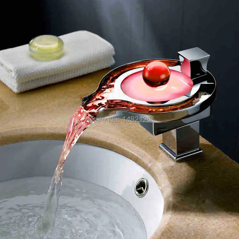 Grifo led con sensor de temperatura hotsell