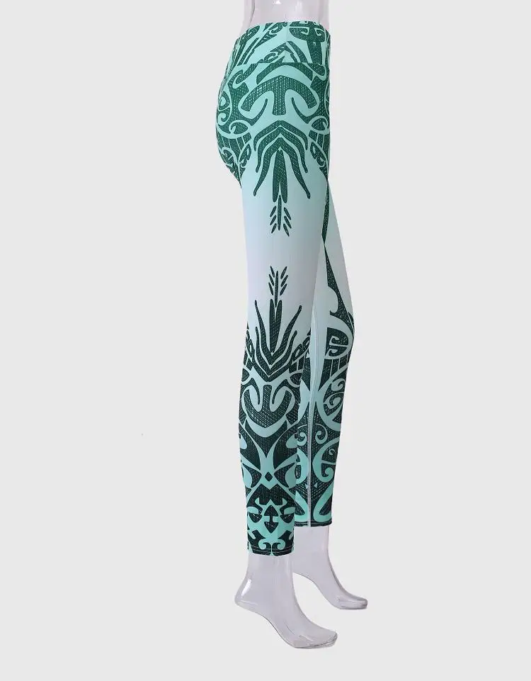 Women High Waist Yoga Pants Legging Printing Push Up Slim Woman Pant Leggings For Fitness Legency Spor Tayt Polyester Tracksuits    