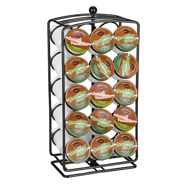 Cheap New Coffee Capsule Holder Shelf Showing Stand with 30 Pod Capacity for Dolce Gusto/Keurig Series Hot Sale - Black Cheap New Coffee Capsule Holder Shelf Showing Stand with 30 Pod Capacity for Dolce Gusto/Keurig Series Hot Sale - Black
