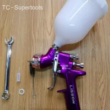 GTI pro lite Золотой красящий пистолет gunair TE20/T110 1,3 мм сопло-распылитель краскопульт на водной основе LISSON