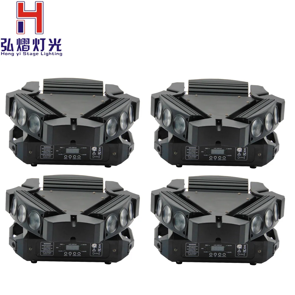 

(4pcs/lot) LED Spider RGBW Beam Light 9*12W moving head led DMX512,Sound active, Master/slave, Stand alone for china moving head