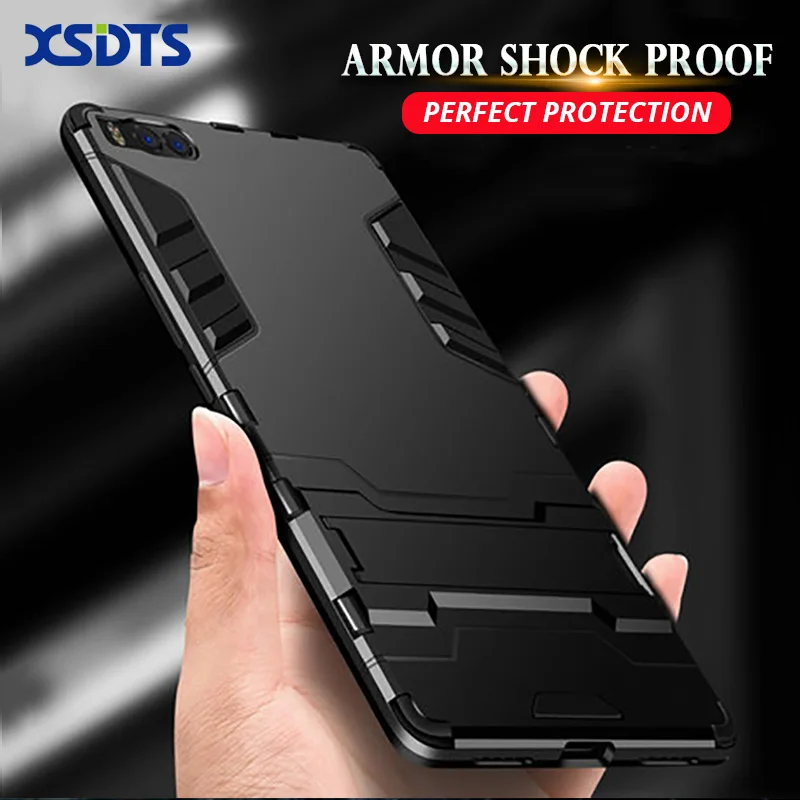 Funda armadura a prueba de golpes para Xiaomi pocofone F1 MI8 SE mi 8 5X 6X mi 6 A1 A2 Lite Note 3 mi 5S Plus PC + TPU|Funda de cobertura media| - AliExpress