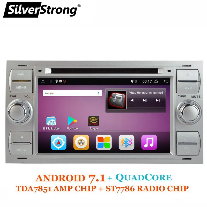 

SilverStrong 2GB DDR3 Ram Android 7.1 IPS panel Car Multimedia Player for Ford Focus1 Galaxy GPS Car Stereo for Focus1