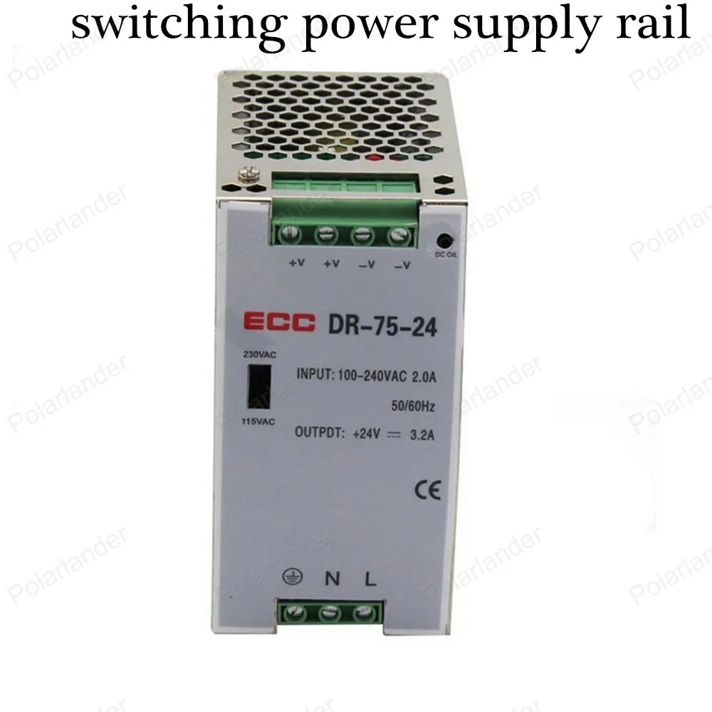 Secure quality simple operation dual output power supply rail Lighting Transformer LED strip AC/DC 24V 3.1A Drive | - Цена: 