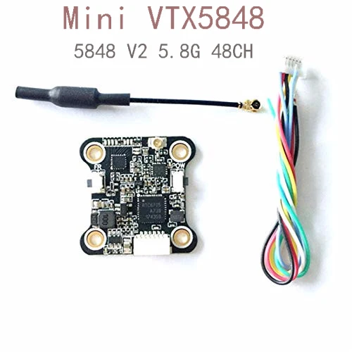 

Mini VTX5848 48CH 5.8G 25/100/200mW Switchable FPV RC Drone VTX Video Transmitter Module OSD Control Multirotor Spare Parts