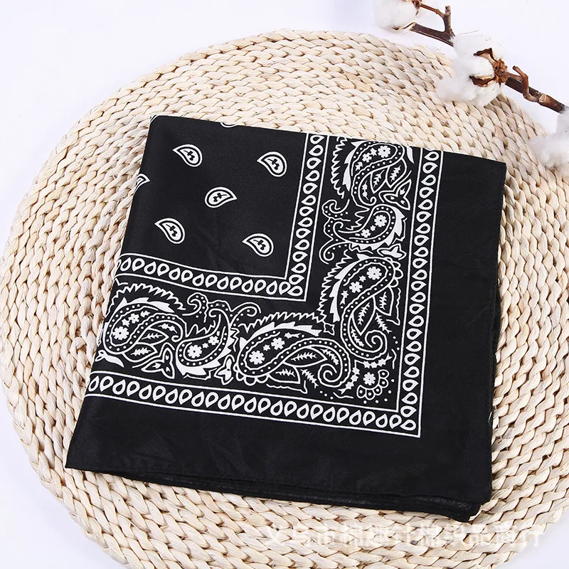 mens blanket scarf High quality 55x55cm bandana Unisex Hip Hop Fashion Headwear Hair Band Neck Scarf Wrist Wraps Square scarves print Handkerchief mens scarf for summer Scarves