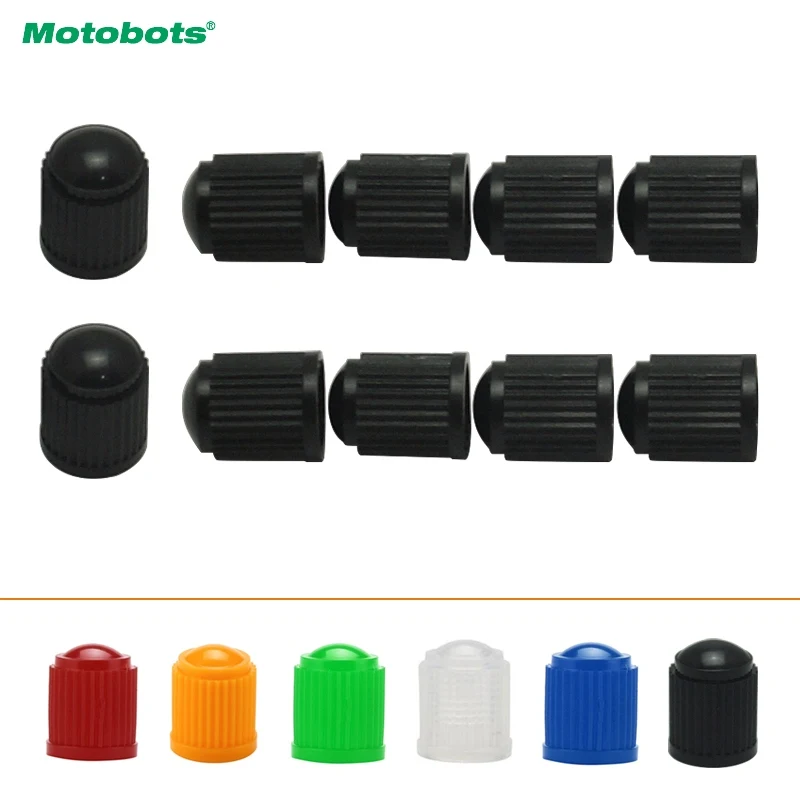 

MOTOBOTS 10pcs Universal 6-Color Plastic Car Valve Caps Bicycle Motorcycle Wheel Tyre Air Valve Stem Caps #CJ3875