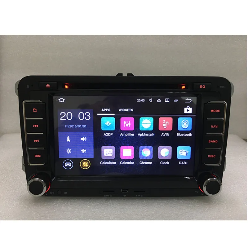 RNS 510 vw radio Android9.0 HD1024X600 Оригинал OEM Golf Jetta Mk5 Mk6 Passat CC Tiguan polo Eos sharan wifi 4G bluetooth|vw android|radio