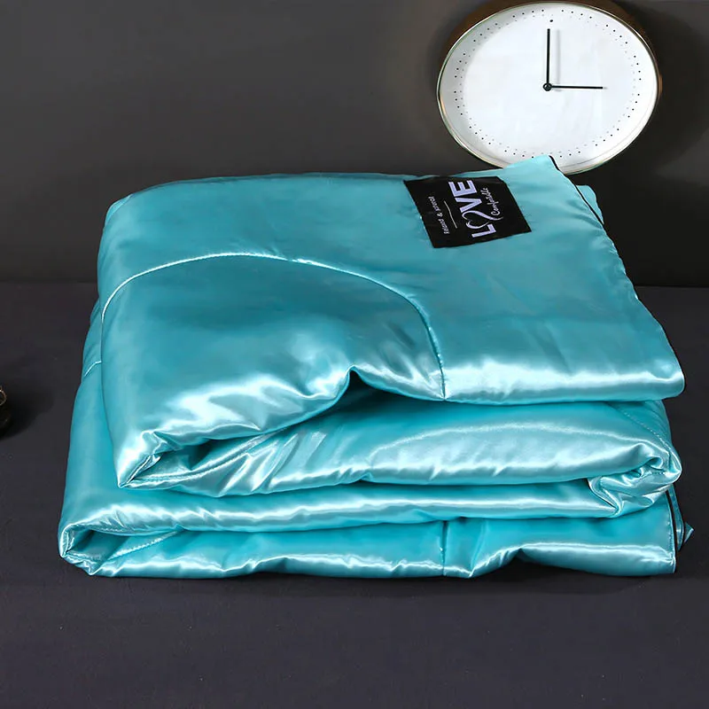 

Washable Ice Silk Summer Air Conditioning Comforter Quilt Blanket for Bed Sofa for Children Adults Queen King