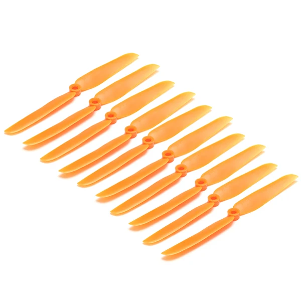 

10pcs Gemfan 6030 ABS Direct Drive Orange Propeller Blade For Rc Parts