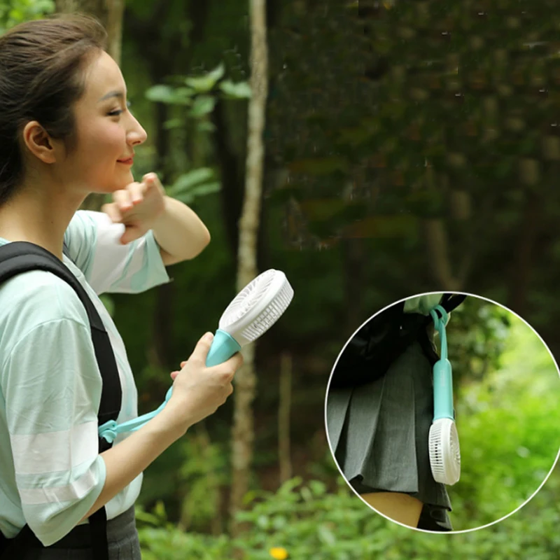 Mini Usb hand fan Battery Ventilator Recargable Cooling Portable fan Led Light Air Conditioner Cooler Adjustable Usb fan Blower  (9)
