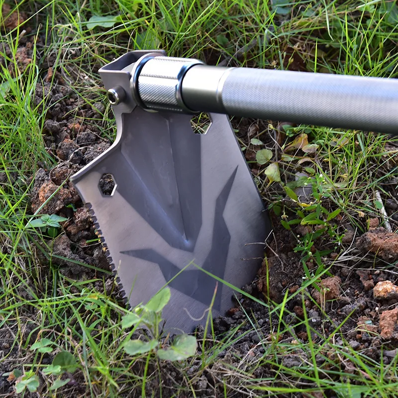 New Multi-function Shovel Outdoor Camping Engineer Shovel Car Folding Portable Equipment Garden Tools with a Free Bag