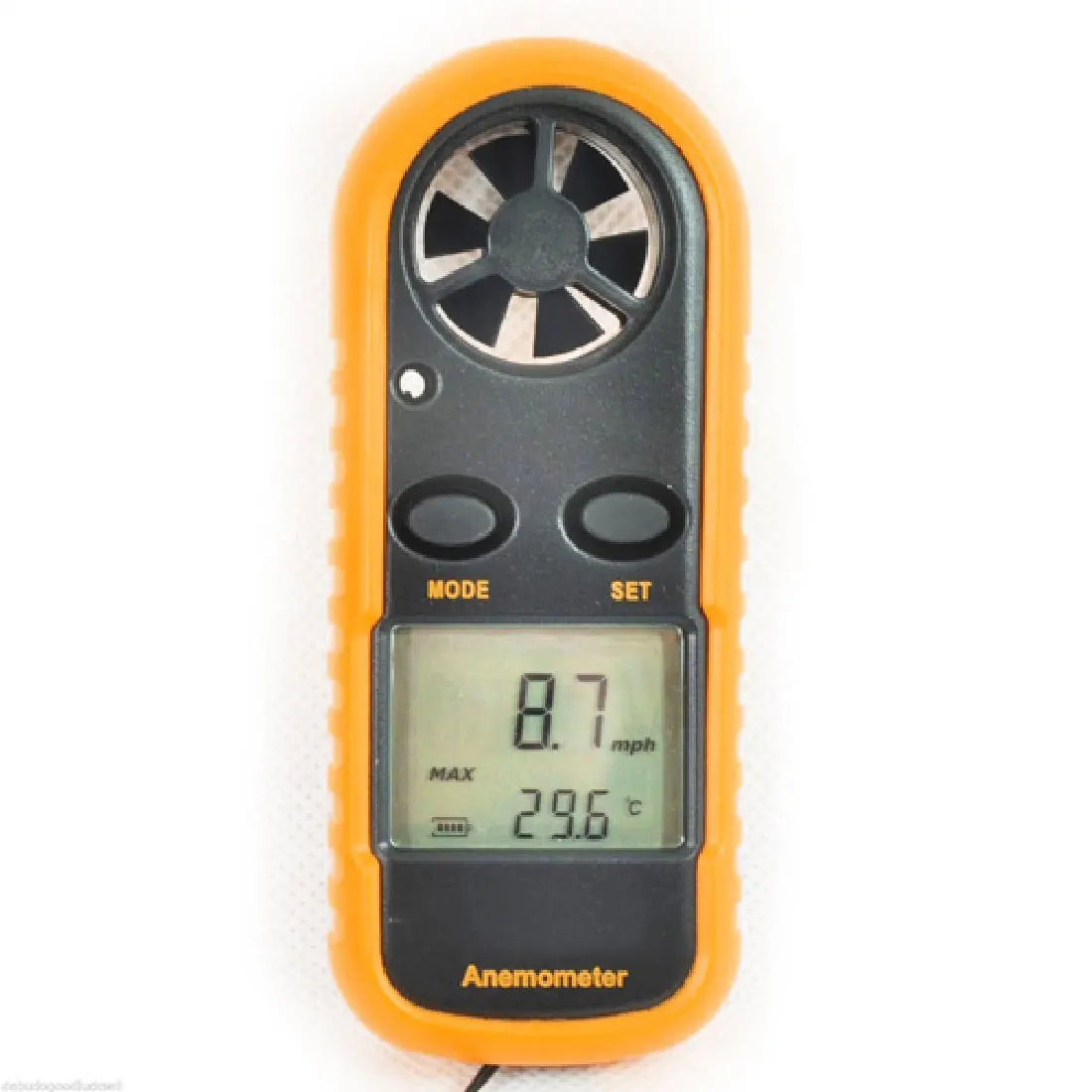 Hand held Measure tool LCD Digital Anemometer 10 45C Thermometer Portable 30m/s Anemometro