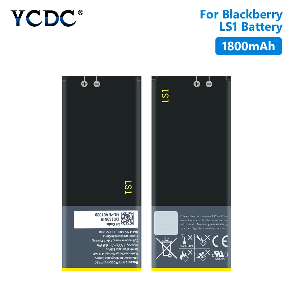 

1800mAh LS1 LS-1 Battery For BlackBerry Z10 STL100-2 Z10 LTE STL100-3 STL100-1 Lithium Polymer Mobile Phone Batteries