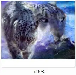 2016 Promosi Nyata Lukisan Modern Resin Hewan 3d Leopard Seri