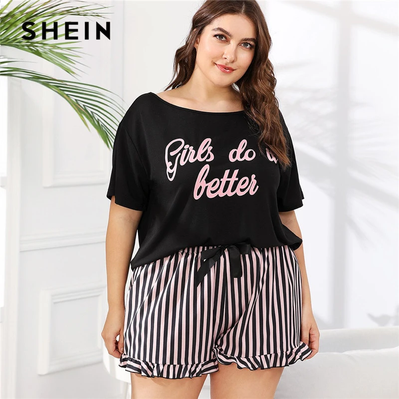 shein plus size shorts