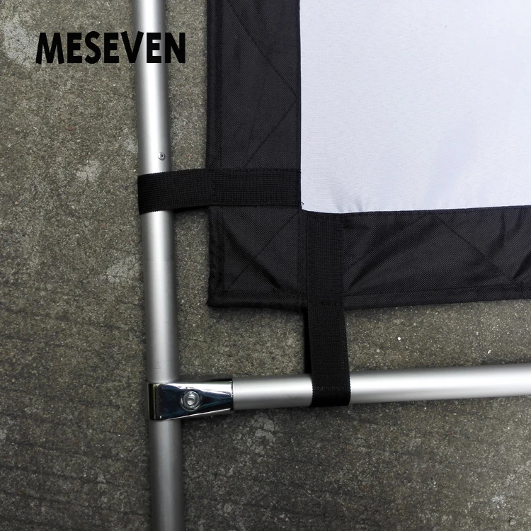 Портативный Экран MESEVEN 100 дюймов 16:9 белая холщовая передняя задняя проекция