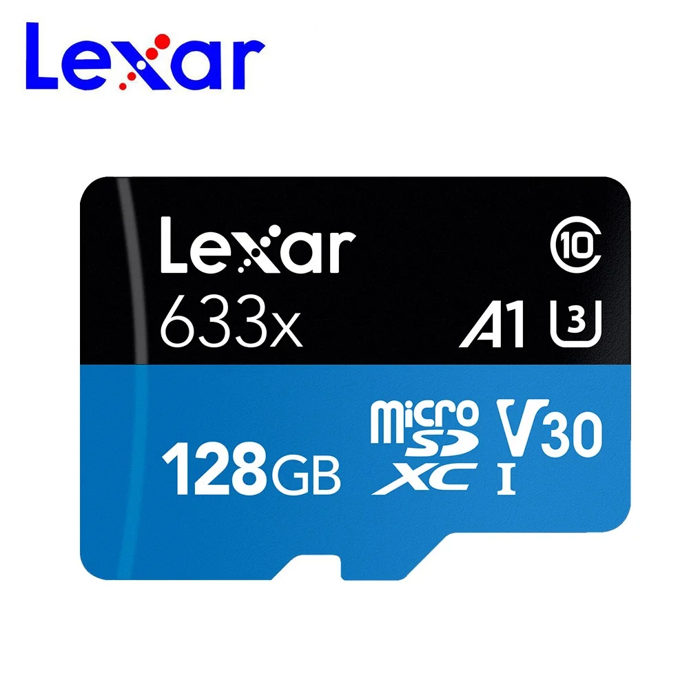 Lexar 95 МБ/с./с 32 ГБ micro sd карта 16 Гб 64 Гб 128 ГБ 256 ГБ 512 ГБ SDXC/SDHC флэш-карта памяти micro sd для Gopro/DJI/nintendo switch