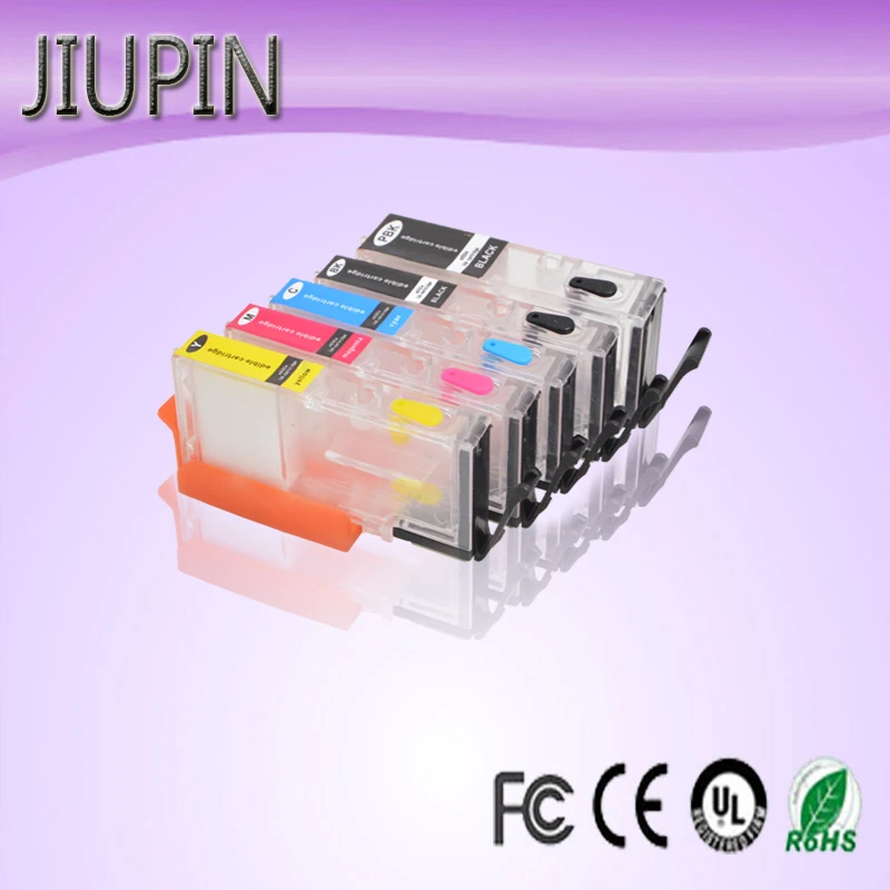 Набор чернильных картриджей JIUPIN совместимых с Canon PGI 570 CLI 571 XL для Pixma MG5750 MG5751 MG5752