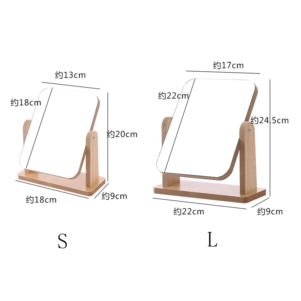 A1 деревянное косметическое зеркало настольное дамское зеркало спальня красоты Принцессы зеркало портативный настольное зеркало wx8291750