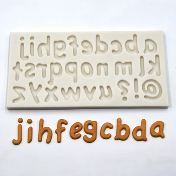 

Big English Letters Fondant Cake Decorating Silicone Mold Candy Chocolate Pan Soap Molds DIY Baking Tools