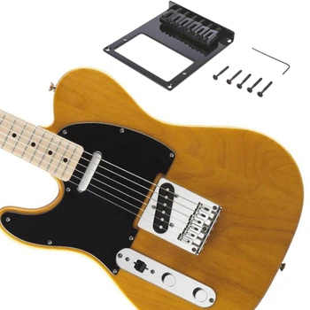 

New 1 Set 6 Square Saddle Humbucker Guitar Bridge Parts Accessories