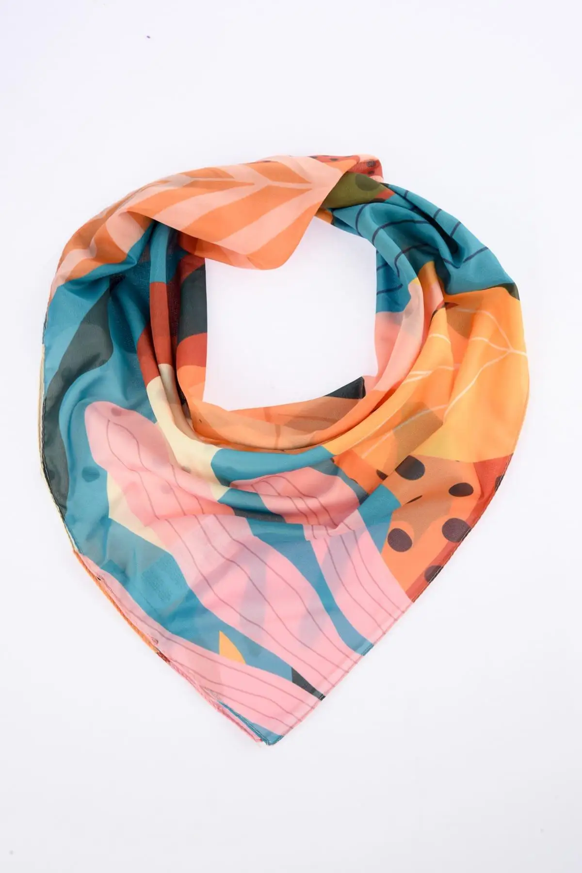 

Trendyol Multicolour Pattern Scarf TWOSS19FU0016