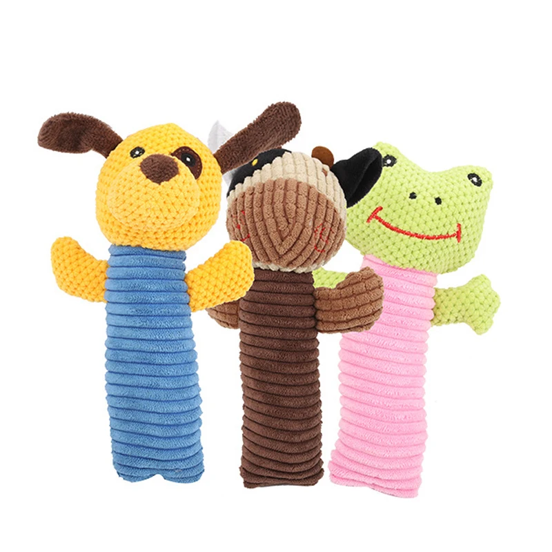 

Popular Dog Pet Toys Chewing Squeaker Sound Dog Cat Toy Durability Cute Animal Puppy Kitten Interactive Toys For Pets Product