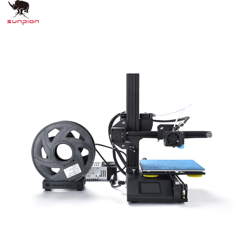 SUNPION мини 3d принтер S200 полностью собранный с подогревом(180x180x180 мм) подарок горячие наклейки для кровати 1 комплект