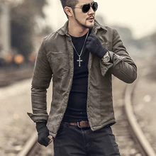 Мужское повседневное хлопковое короткое однотонное пальто, зимняя теплая верхняя одежда, метросексуальный мужской тонкий Европейский Стиль, модное Фирменное дизайнерское пальто, Новинка