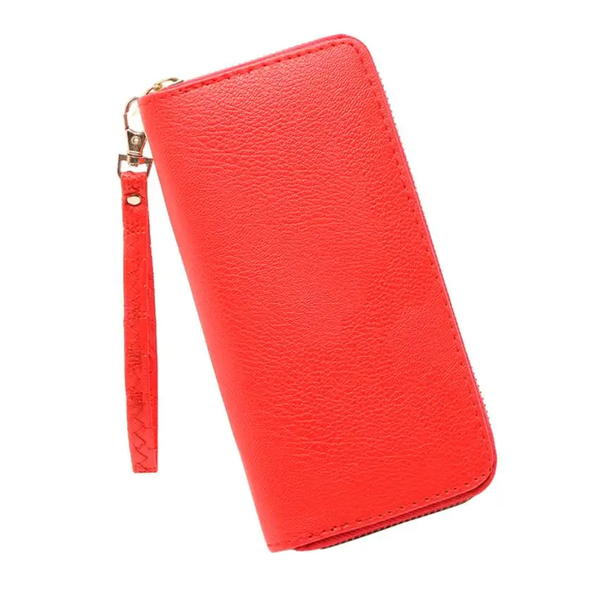 

Fashion Women Wallet Lichee Pattern Road Coin Bag Purse Phone Bag portefeuille femme ladies leather wallets # a30