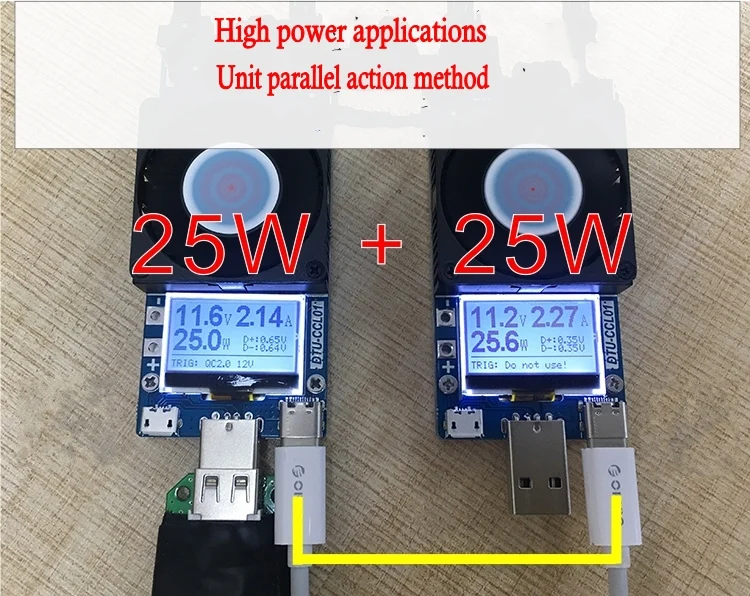 QC 2,0 3,0 триггеры 35 Вт постоянный ток двойной регулируемый USB электронный кабель данных нагрузки тестер разряда батареи Вольтметр