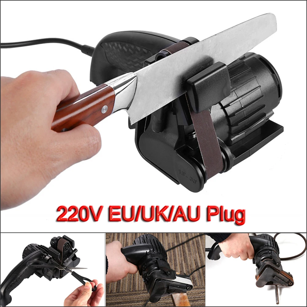 

220V multifunction Automatic electrical knife Sharpener Power Tool Kitchen Knife Sharpener for Knives Scissors Screwdrivers