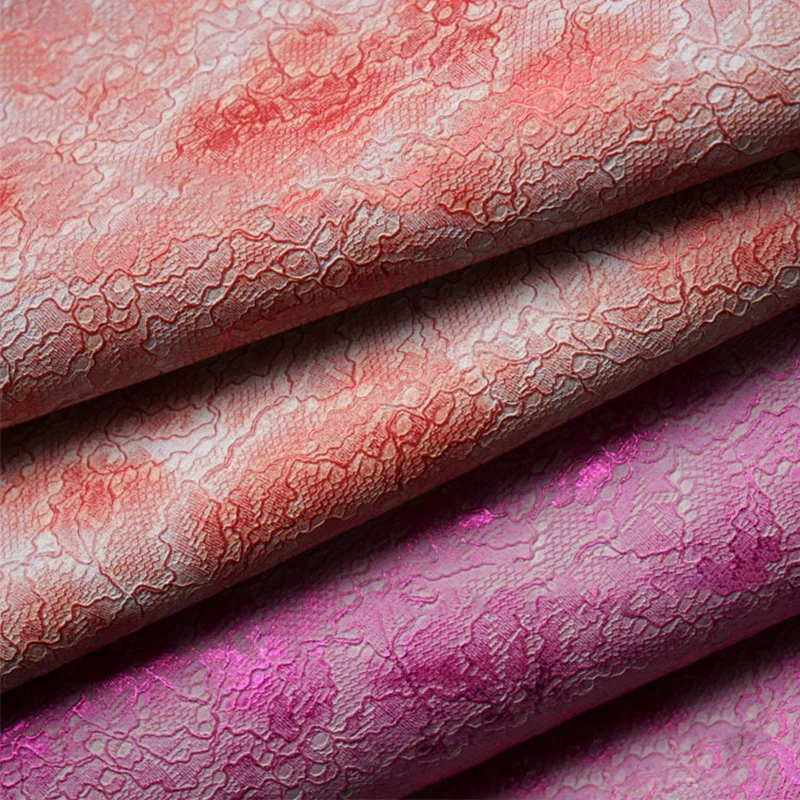 

Lychee Life A4 Flower Pattern PU Leather Fabric High Quality Synthetic Leather DIY Sewing Material for Handmade Crafts