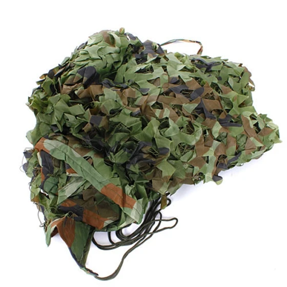  7m x 1.5m Woodland Camouflage Net Shooting Hide Army Net Hunting Camo Netting