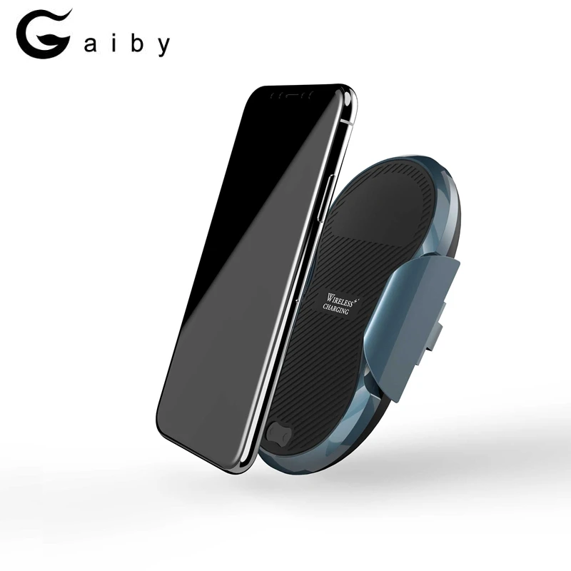 

Car Mount Qi Wireless Charger For iPhone X 8 Plus Flash Charge Wireless 10W Fast Charging Car Holder Stand For Samsung S9 S8 Max