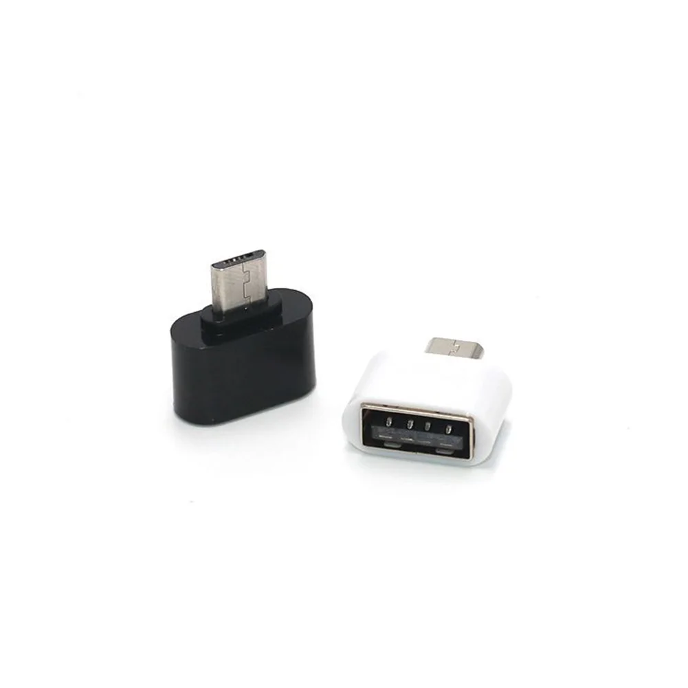 Мини-micro USB Мужской к USB Женский OTG адаптер конвертер для huawei Xiaomi Android смартфон планшет JLRL88 - Цвет: Random Color